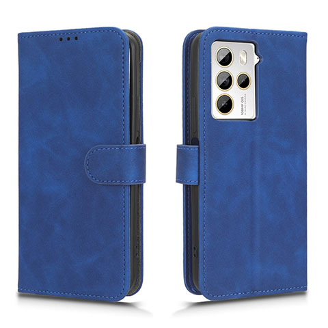 Funda de Cuero Cartera con Soporte Carcasa L01Z para HTC U23 5G Azul