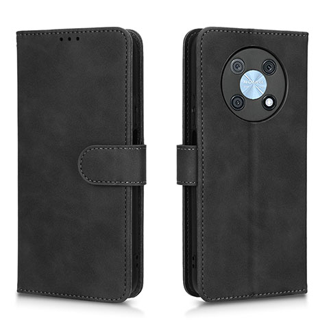 Funda de Cuero Cartera con Soporte Carcasa L01Z para Huawei Enjoy 50 Pro Negro