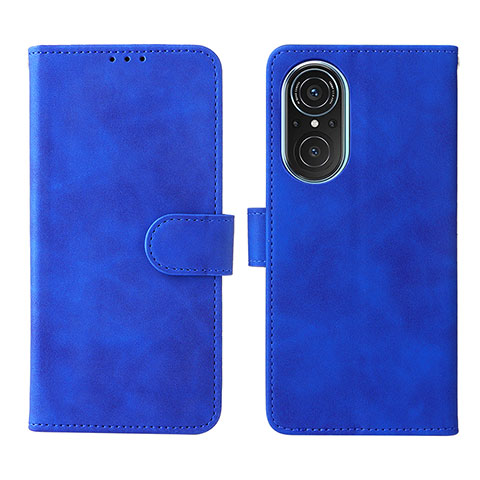 Funda de Cuero Cartera con Soporte Carcasa L01Z para Huawei Honor 50 SE 5G Azul