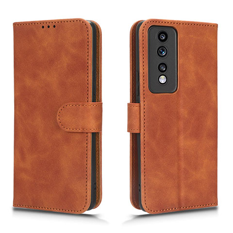 Funda de Cuero Cartera con Soporte Carcasa L01Z para Huawei Honor 80 GT 5G Marron