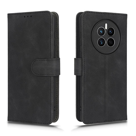 Funda de Cuero Cartera con Soporte Carcasa L01Z para Huawei Mate 50E Negro