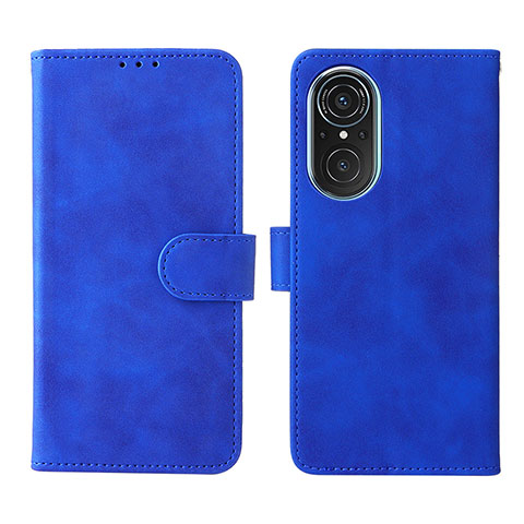 Funda de Cuero Cartera con Soporte Carcasa L01Z para Huawei Nova 9 SE Azul