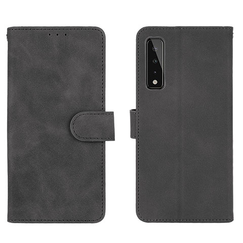 Funda de Cuero Cartera con Soporte Carcasa L01Z para LG Stylo 7 Negro