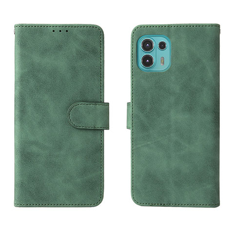 Funda de Cuero Cartera con Soporte Carcasa L01Z para Motorola Moto Edge 20 Lite 5G Verde