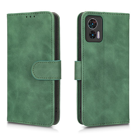 Funda de Cuero Cartera con Soporte Carcasa L01Z para Motorola Moto Edge 30 Neo 5G Verde