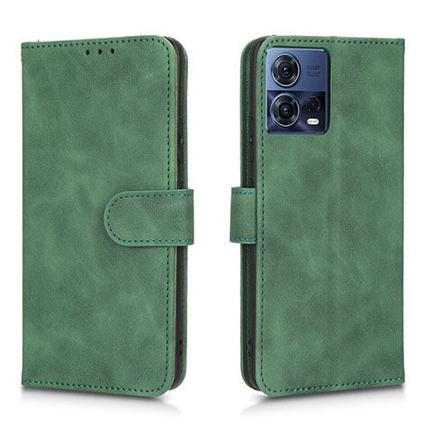 Funda de Cuero Cartera con Soporte Carcasa L01Z para Motorola Moto Edge S30 Pro 5G Verde