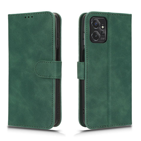 Funda de Cuero Cartera con Soporte Carcasa L01Z para Motorola Moto G Power 5G (2023) Verde