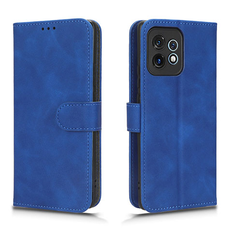 Funda de Cuero Cartera con Soporte Carcasa L01Z para Motorola Moto X40 5G Azul