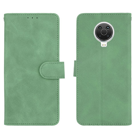 Funda de Cuero Cartera con Soporte Carcasa L01Z para Nokia 6.3 Verde