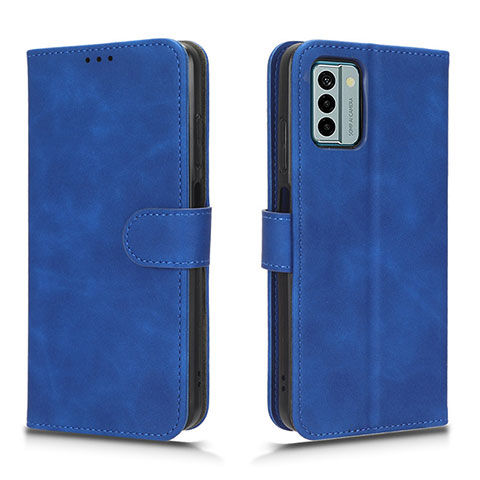 Funda de Cuero Cartera con Soporte Carcasa L01Z para Nokia G22 Azul