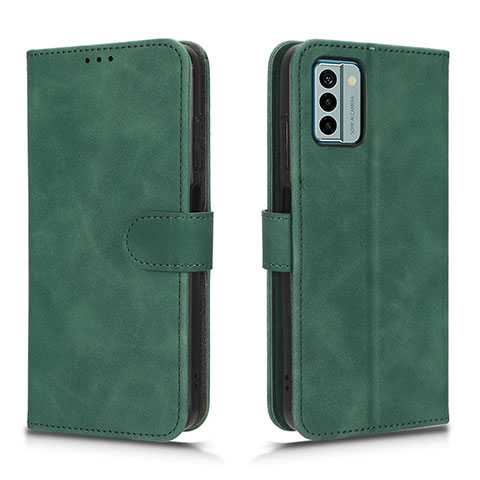 Funda de Cuero Cartera con Soporte Carcasa L01Z para Nokia G22 Verde