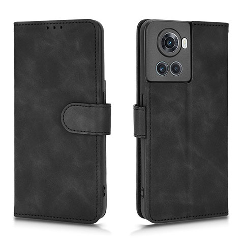 Funda de Cuero Cartera con Soporte Carcasa L01Z para OnePlus 10R 5G Negro