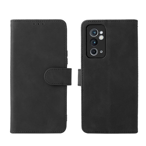 Funda de Cuero Cartera con Soporte Carcasa L01Z para OnePlus 9RT 5G Negro