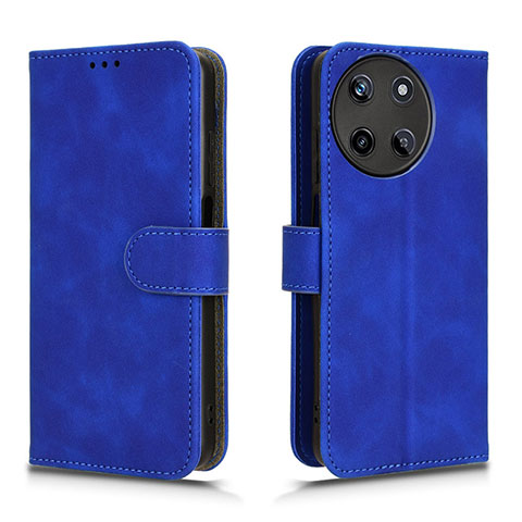 Funda de Cuero Cartera con Soporte Carcasa L01Z para Realme 11 4G Azul