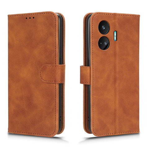 Funda de Cuero Cartera con Soporte Carcasa L01Z para Realme GT Neo5 SE 5G Marron