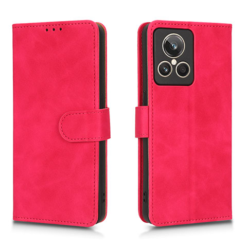 Funda de Cuero Cartera con Soporte Carcasa L01Z para Realme GT2 Master Explorer Rosa Roja