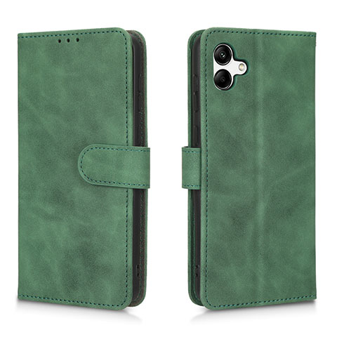 Funda de Cuero Cartera con Soporte Carcasa L01Z para Samsung Galaxy A04 4G Verde