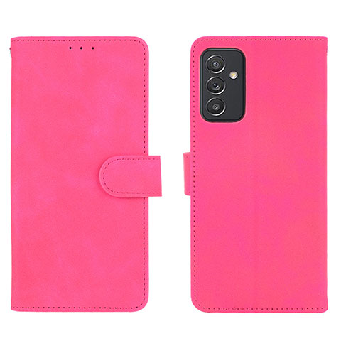 Funda de Cuero Cartera con Soporte Carcasa L01Z para Samsung Galaxy A15 4G Rosa Roja