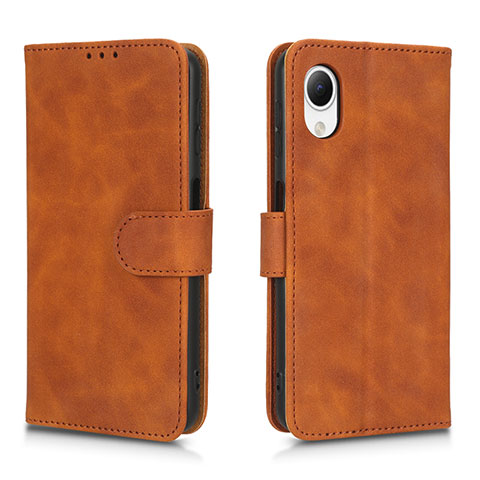 Funda de Cuero Cartera con Soporte Carcasa L01Z para Samsung Galaxy A23s Marron