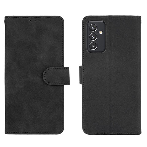 Funda de Cuero Cartera con Soporte Carcasa L01Z para Samsung Galaxy A82 5G Negro