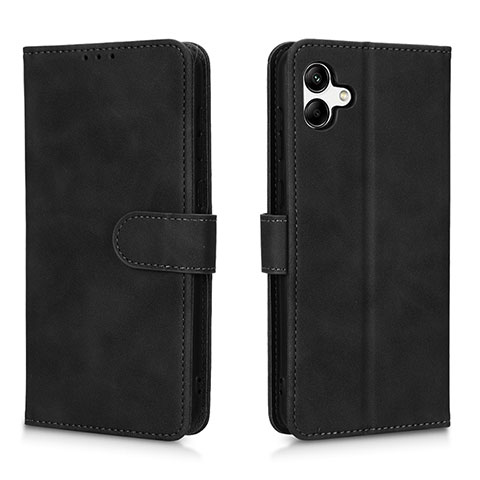 Funda de Cuero Cartera con Soporte Carcasa L01Z para Samsung Galaxy F04 Negro