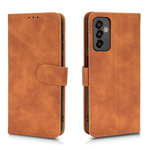 Funda de Cuero Cartera con Soporte Carcasa L01Z para Samsung Galaxy F13 4G Marron