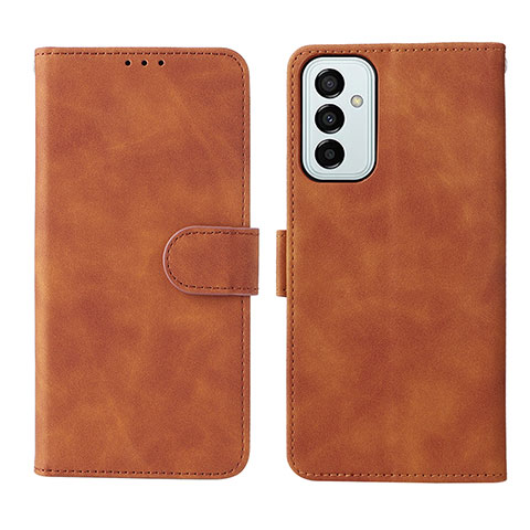 Funda de Cuero Cartera con Soporte Carcasa L01Z para Samsung Galaxy F23 5G Marron