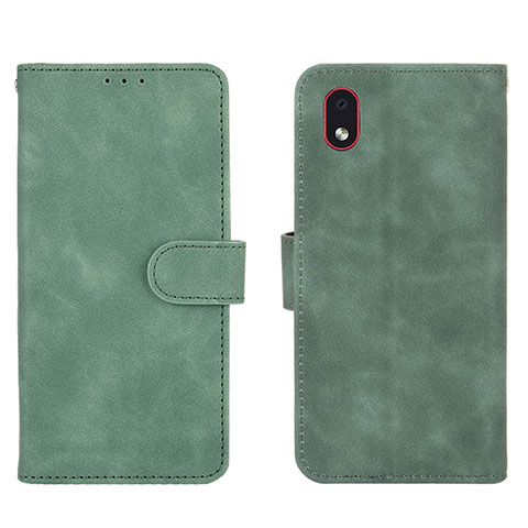 Funda de Cuero Cartera con Soporte Carcasa L01Z para Samsung Galaxy M01 Core Verde