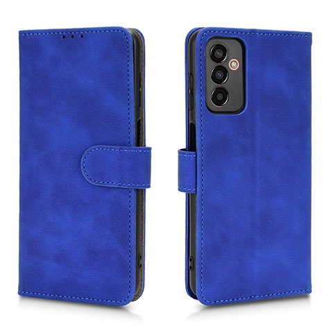 Funda de Cuero Cartera con Soporte Carcasa L01Z para Samsung Galaxy M13 4G Azul