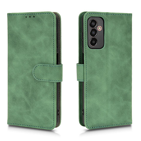 Funda de Cuero Cartera con Soporte Carcasa L01Z para Samsung Galaxy M13 4G Verde