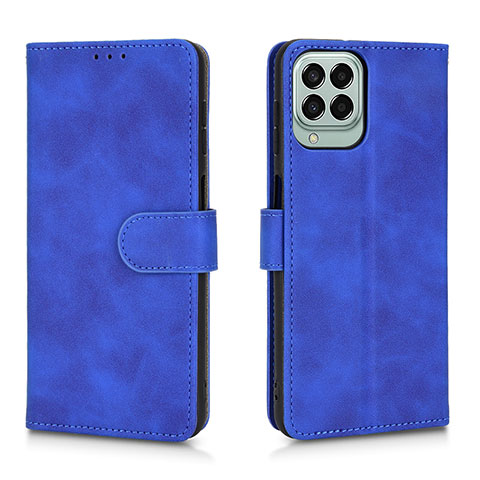 Funda de Cuero Cartera con Soporte Carcasa L01Z para Samsung Galaxy M33 5G Azul