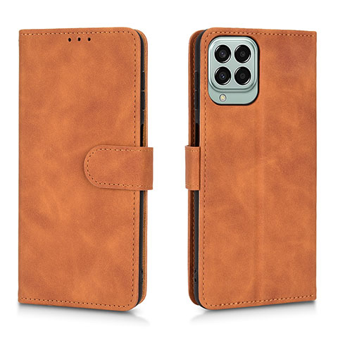 Funda de Cuero Cartera con Soporte Carcasa L01Z para Samsung Galaxy M33 5G Marron