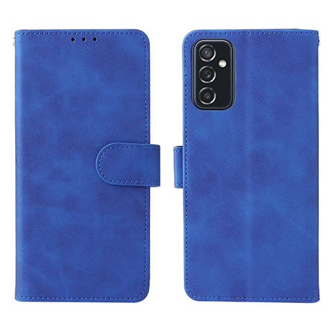 Funda de Cuero Cartera con Soporte Carcasa L01Z para Samsung Galaxy M52 5G Azul