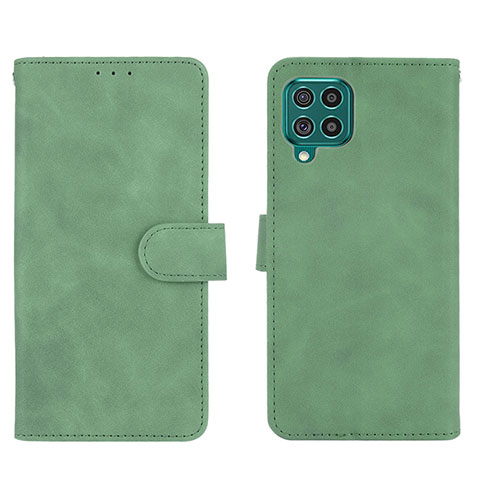 Funda de Cuero Cartera con Soporte Carcasa L01Z para Samsung Galaxy M62 4G Verde