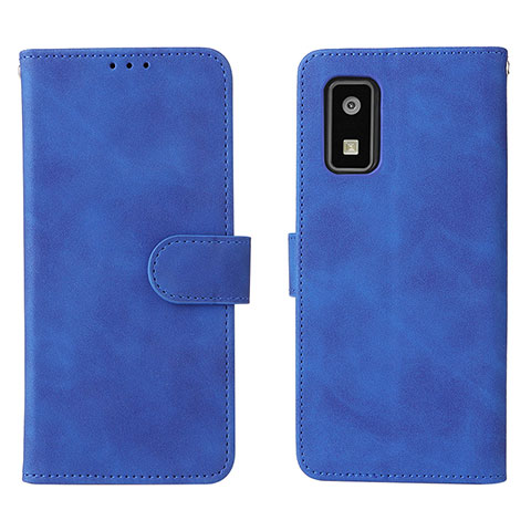 Funda de Cuero Cartera con Soporte Carcasa L01Z para Sharp Aquos wish Azul