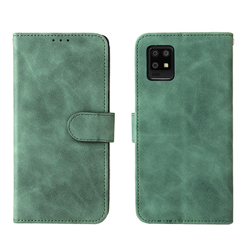 Funda de Cuero Cartera con Soporte Carcasa L01Z para Sharp Aquos Zero6 Verde