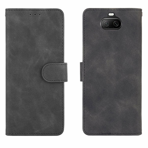 Funda de Cuero Cartera con Soporte Carcasa L01Z para Sony Xperia 8 Lite Negro