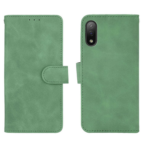 Funda de Cuero Cartera con Soporte Carcasa L01Z para Sony Xperia Ace II Verde