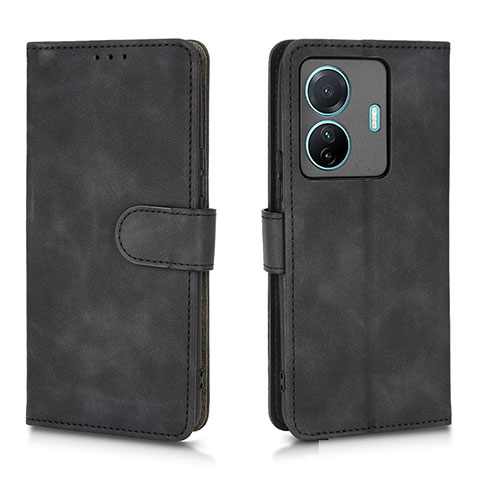 Funda de Cuero Cartera con Soporte Carcasa L01Z para Vivo iQOO Z6 Pro 5G Negro