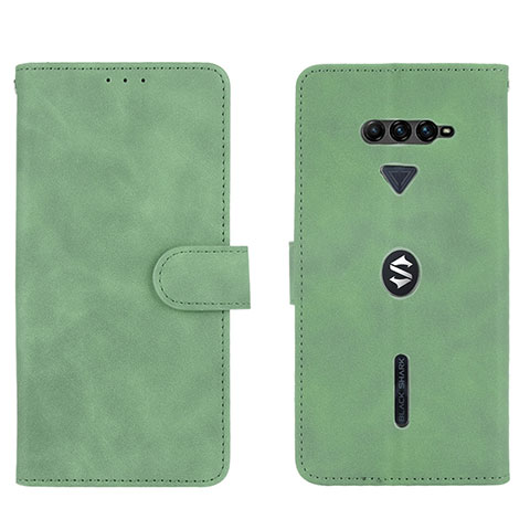 Funda de Cuero Cartera con Soporte Carcasa L01Z para Xiaomi Black Shark 4 5G Verde