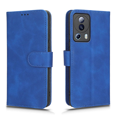 Funda de Cuero Cartera con Soporte Carcasa L01Z para Xiaomi Civi 2 5G Azul