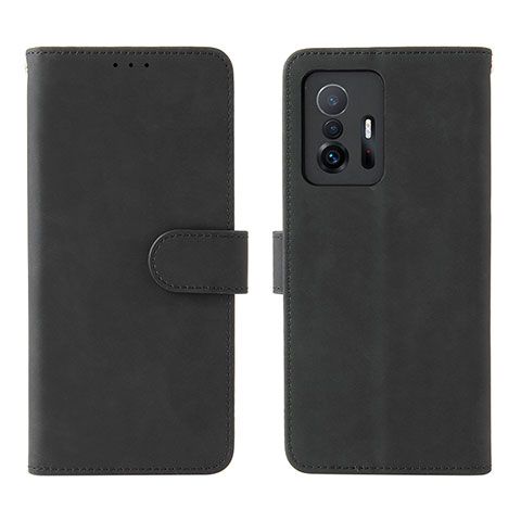 Funda de Cuero Cartera con Soporte Carcasa L01Z para Xiaomi Mi 11T 5G Negro