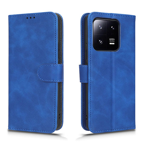 Funda de Cuero Cartera con Soporte Carcasa L01Z para Xiaomi Mi 13 Pro 5G Azul