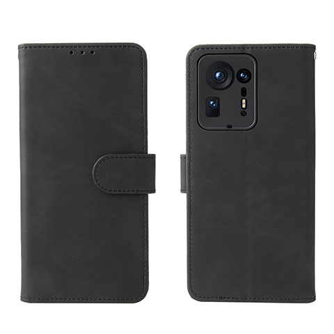 Funda de Cuero Cartera con Soporte Carcasa L01Z para Xiaomi Mi Mix 4 5G Negro