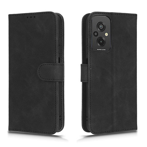 Funda de Cuero Cartera con Soporte Carcasa L01Z para Xiaomi Redmi 11 Prime 4G Negro