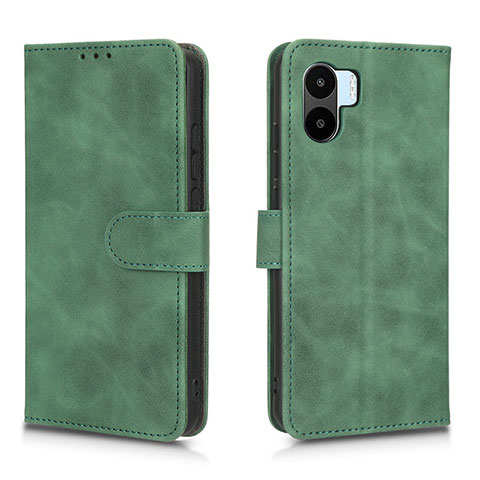 Funda de Cuero Cartera con Soporte Carcasa L01Z para Xiaomi Redmi A2 Plus Verde