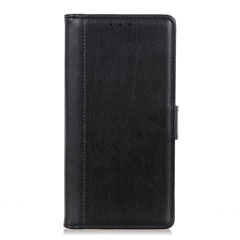 Funda de Cuero Cartera con Soporte Carcasa L02 para Alcatel 1C (2019) Negro