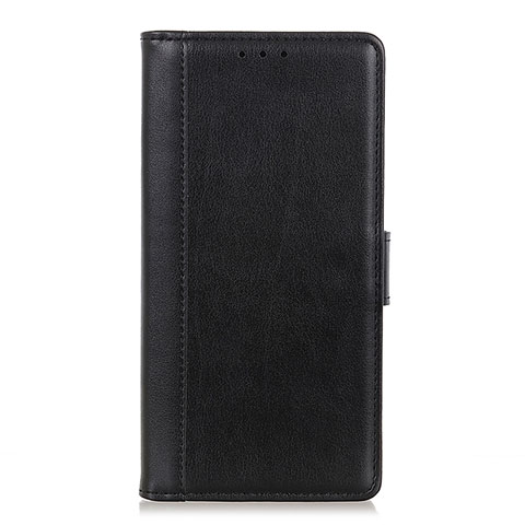 Funda de Cuero Cartera con Soporte Carcasa L02 para Alcatel 3X Negro