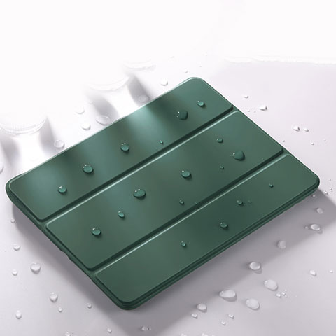 Funda de Cuero Cartera con Soporte Carcasa L02 para Apple iPad Pro 11 (2020) Verde