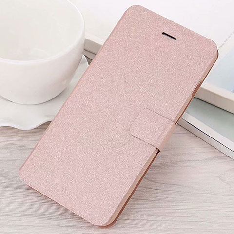 Funda de Cuero Cartera con Soporte Carcasa L02 para Huawei Mate 20 Lite Oro Rosa